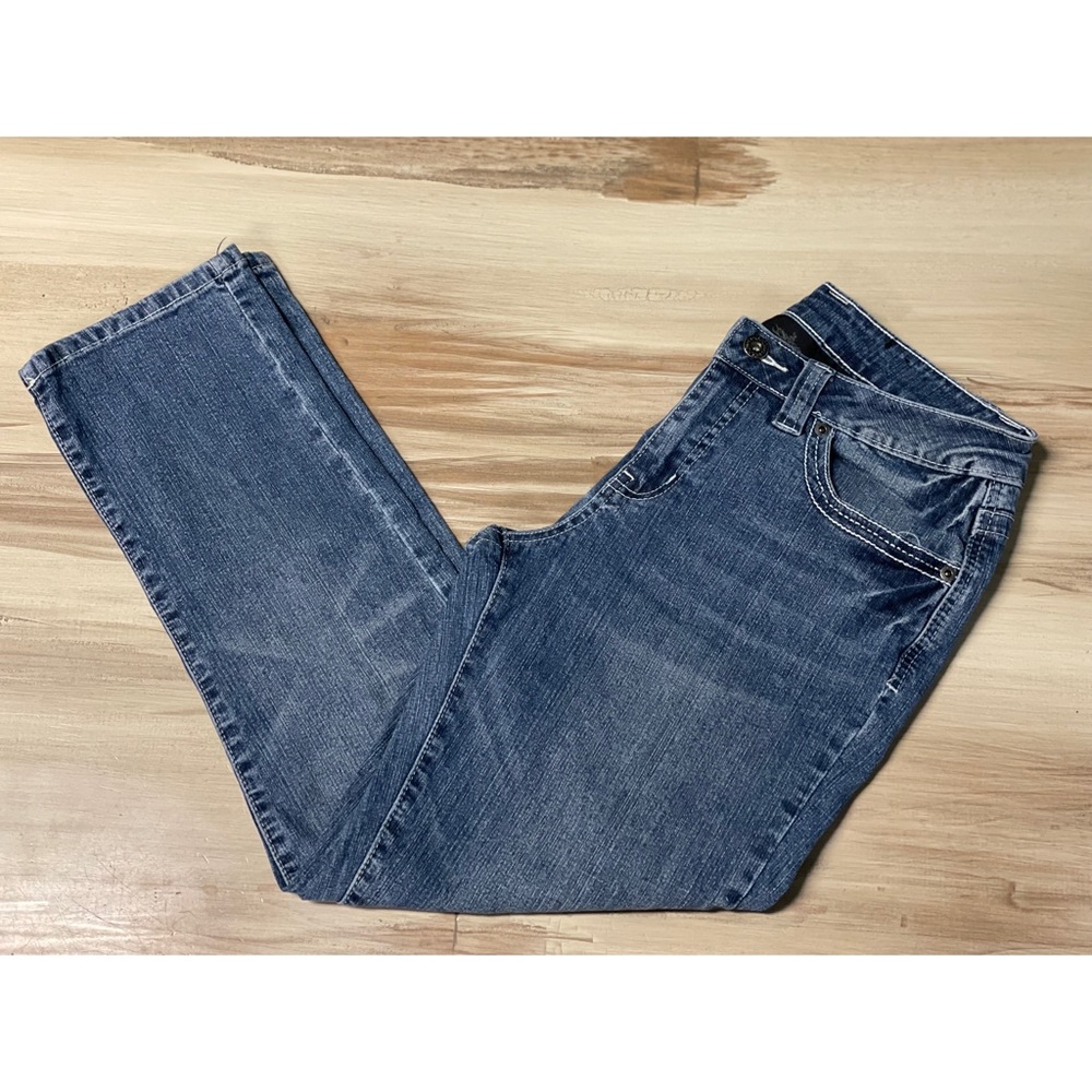 V.S.H. Jeans Mid Rise Skinny Jeans Blue Size 4